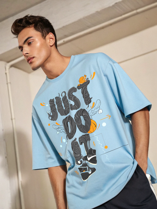Motivational quotes Unisex Terry Oversized Tee