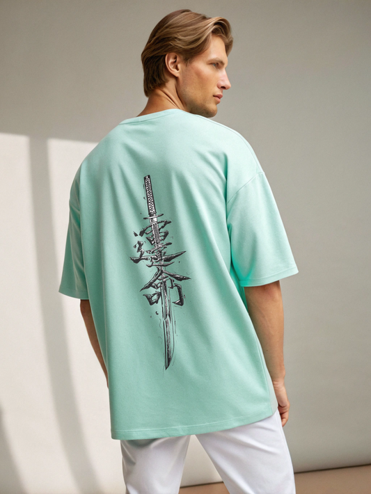Japanese artwork Oversized Classic T-Shirt
